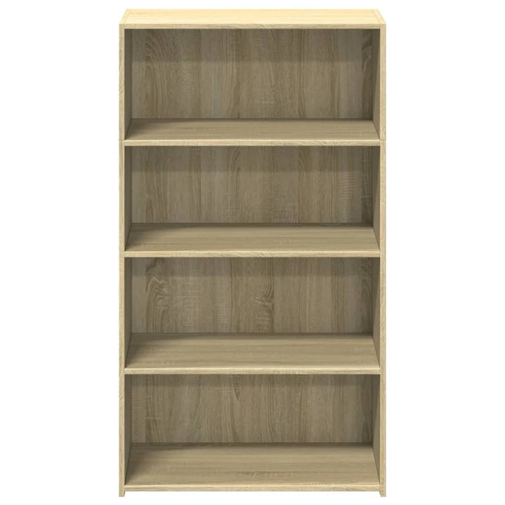 reol 70x41x124 cm konstrueret træ sonoma-eg