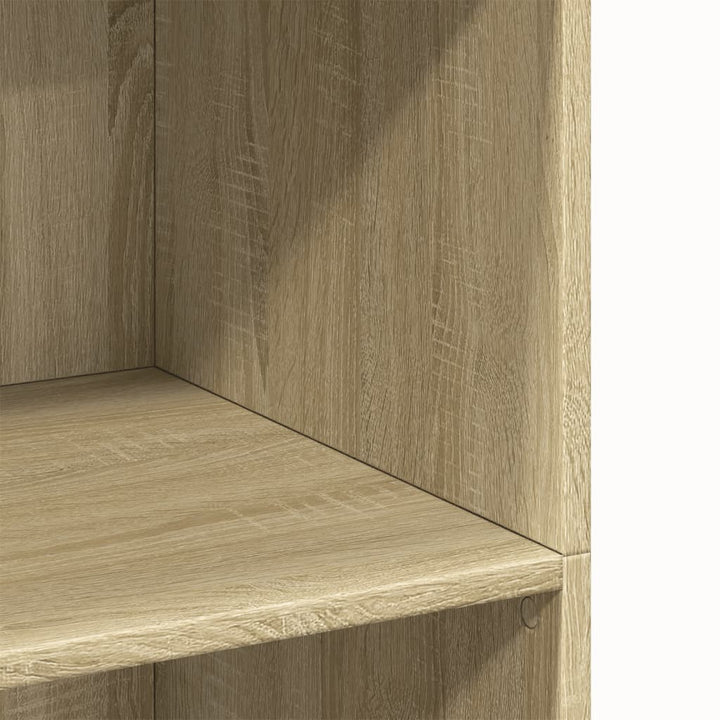 reol 70x41x124 cm konstrueret træ sonoma-eg