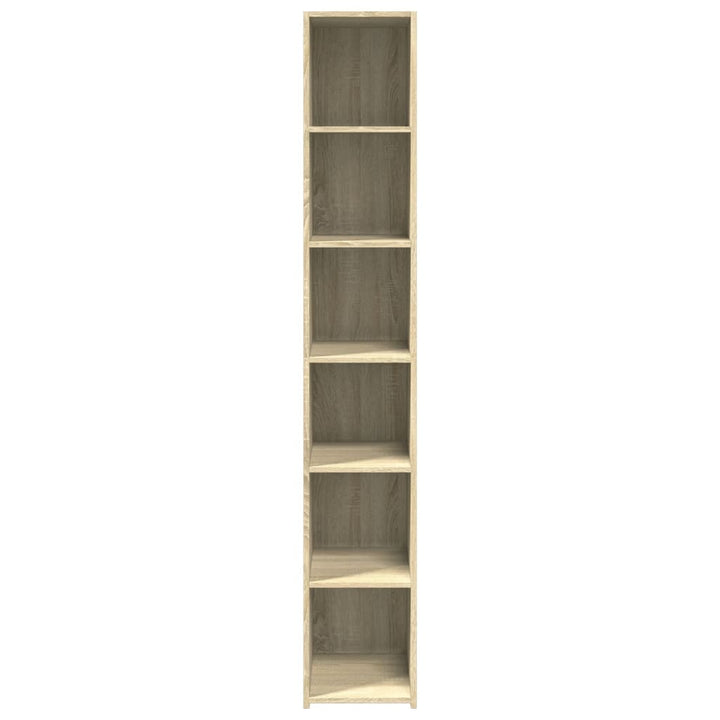 reol 30x41x185 cm konstrueret træ sonoma-eg