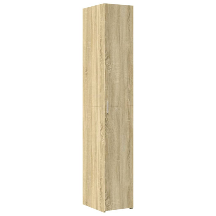 skab 30x42,5x225 cm smalt konstrueret træ sonoma-eg
