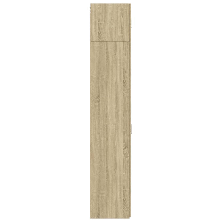 skab 30x42,5x225 cm smalt konstrueret træ sonoma-eg