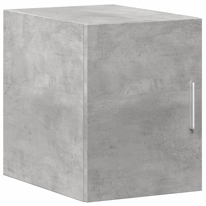 skab 30x42,5x225 cm smalt konstrueret træ betongrå