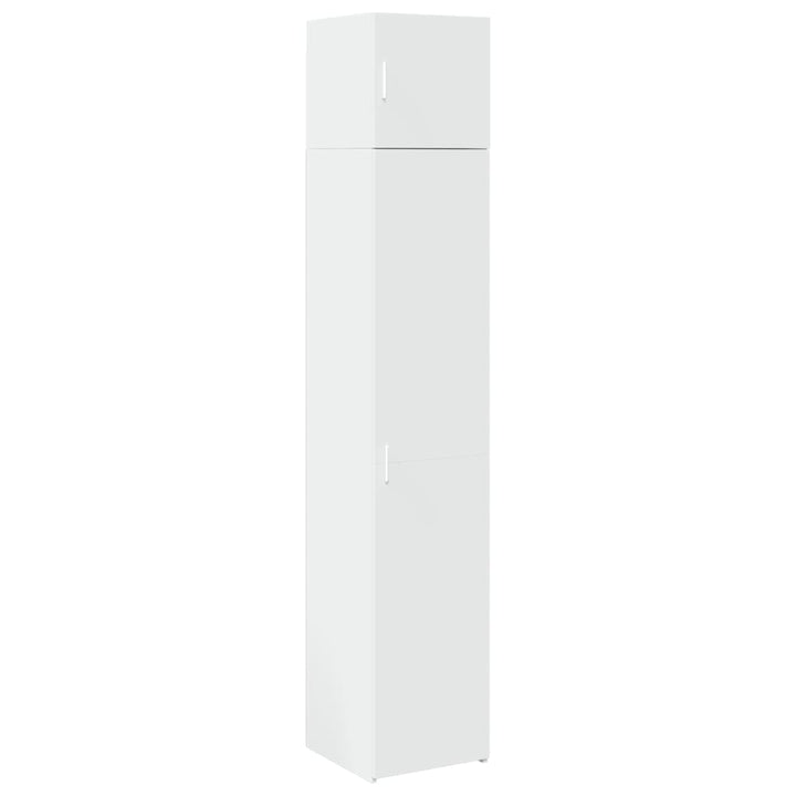 skab 40x42,5x225 cm smalt konstrueret træ hvid