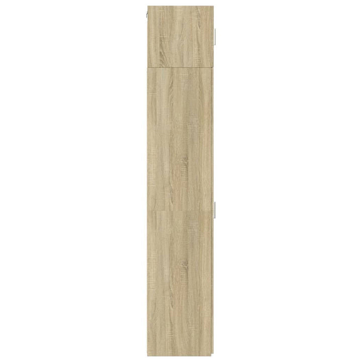 skab 40x42,5x225 cm smalt konstrueret træ sonoma-eg