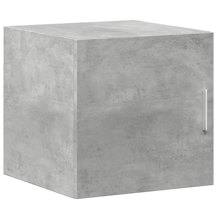 skab 40x42,5x225 cm smalt konstrueret træ betongrå