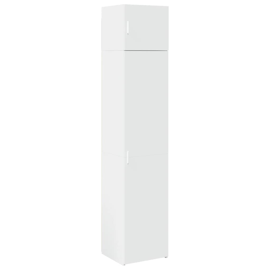 skab 45x42,5x225 cm smalt konstrueret træ hvid
