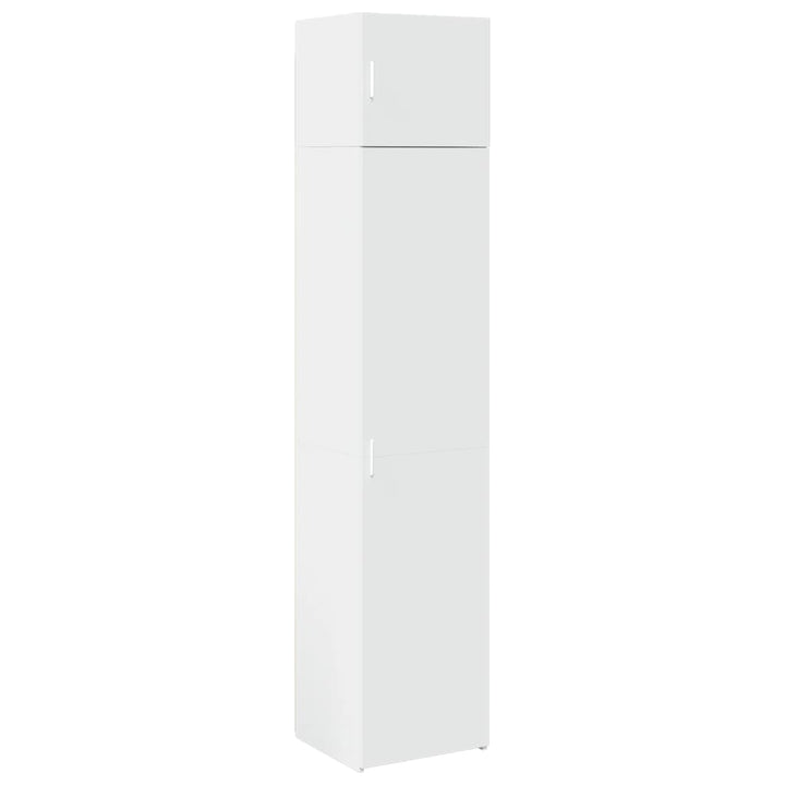 skab 45x42,5x225 cm smalt konstrueret træ hvid