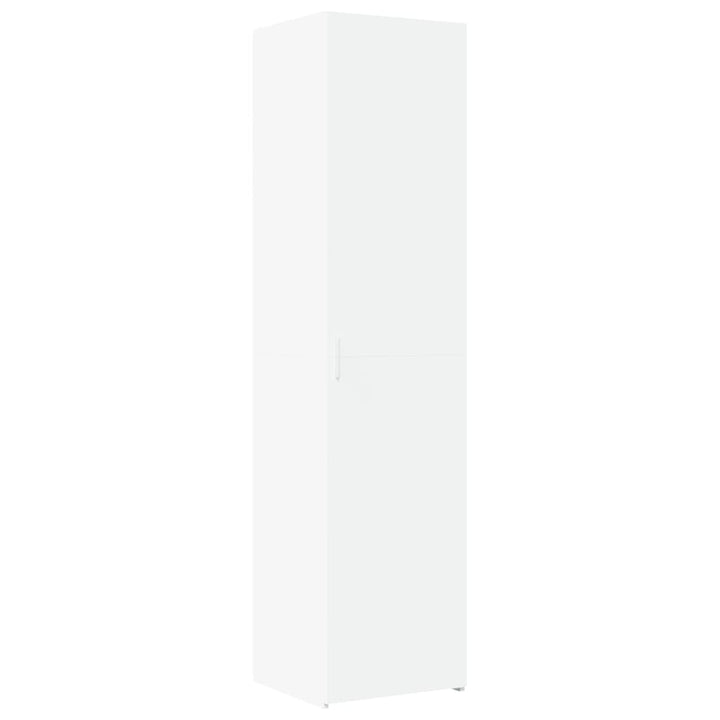 skab 45x42,5x225 cm smalt konstrueret træ hvid
