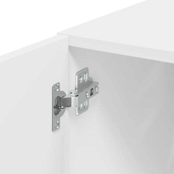 skab 45x42,5x225 cm smalt konstrueret træ hvid