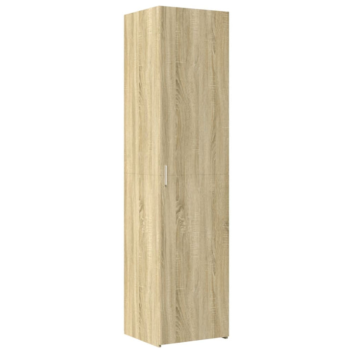 skab 45x42,5x225 cm smalt konstrueret træ sonoma-eg