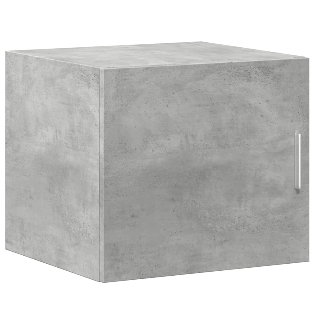 skab 45x42,5x225 cm smalt konstrueret træ betongrå