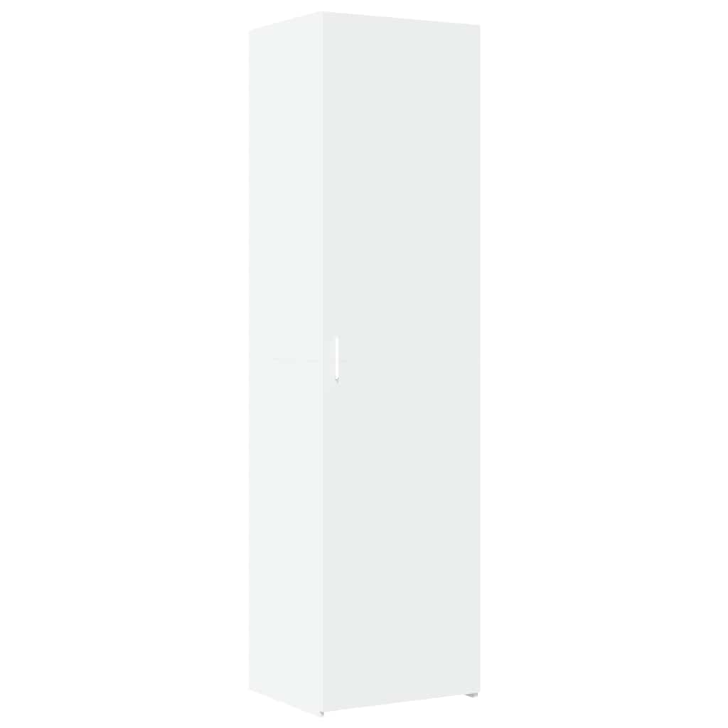 skab 50x42,5x225 cm smalt konstrueret træ hvid