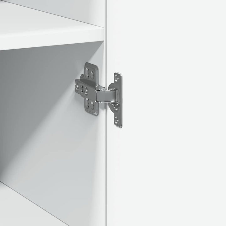 skab 50x42,5x225 cm smalt konstrueret træ hvid