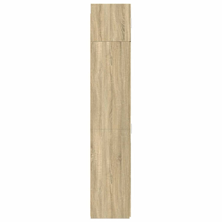 skab 50x42,5x225 cm smalt konstrueret træ sonoma-eg