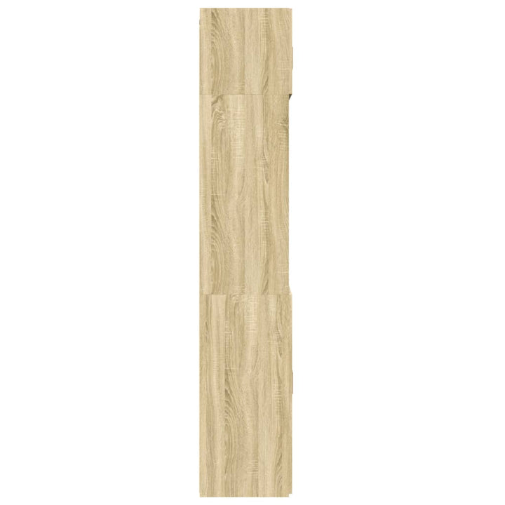 skab 70x42,5x225 cm smalt konstrueret træ sonoma-eg