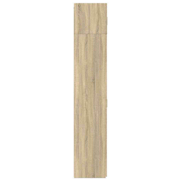 skab 70x42,5x225 cm smalt konstrueret træ sonoma-eg