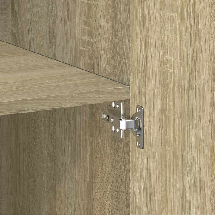 skab 70x42,5x225 cm smalt konstrueret træ sonoma-eg