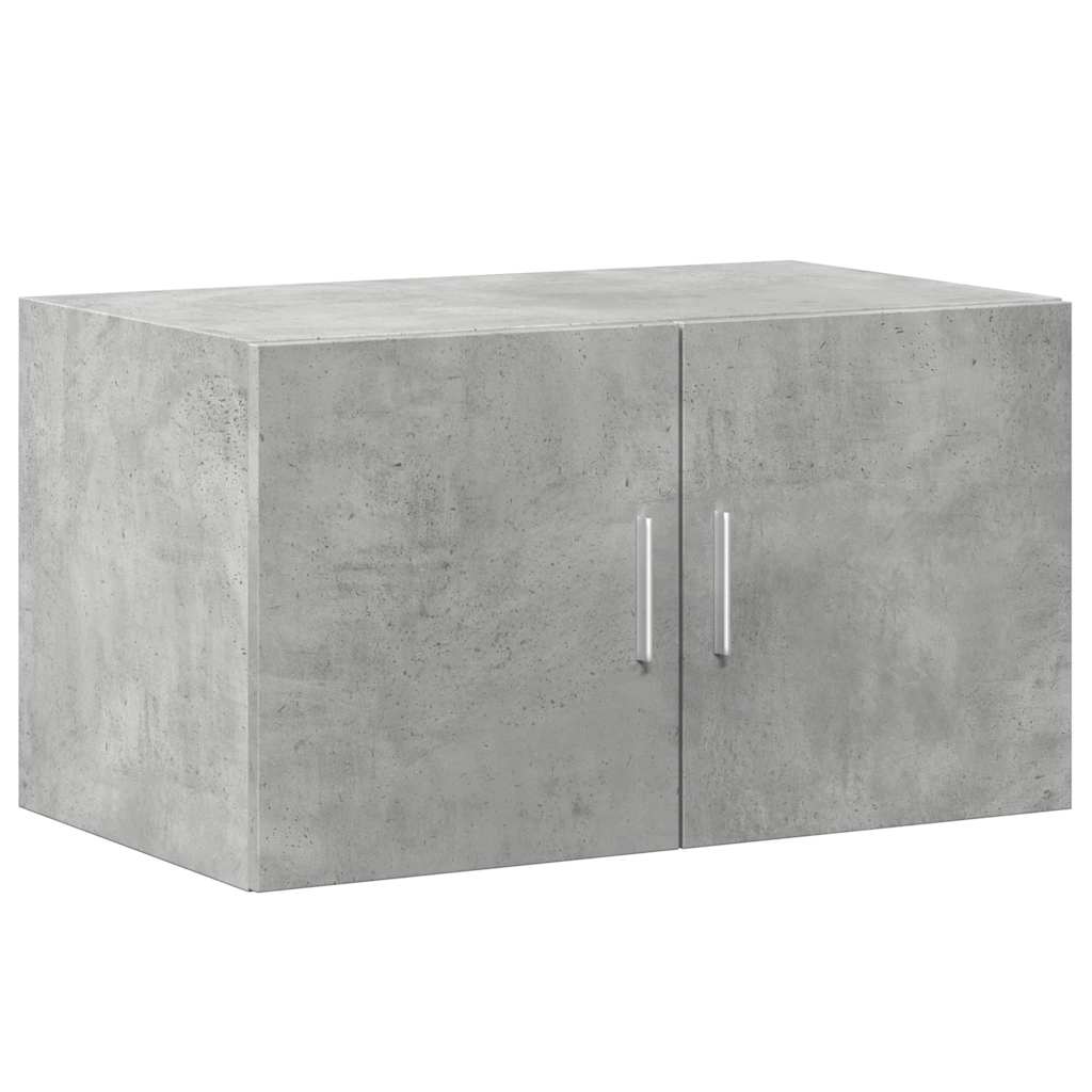 skab 70x42,5x225 cm smalt konstrueret træ betongrå