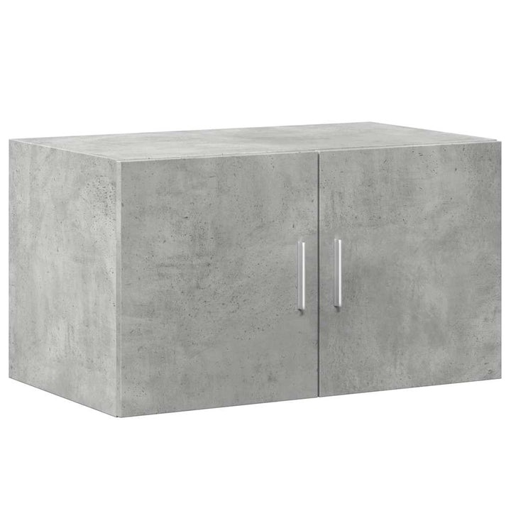 skab 70x42,5x225 cm smalt konstrueret træ betongrå