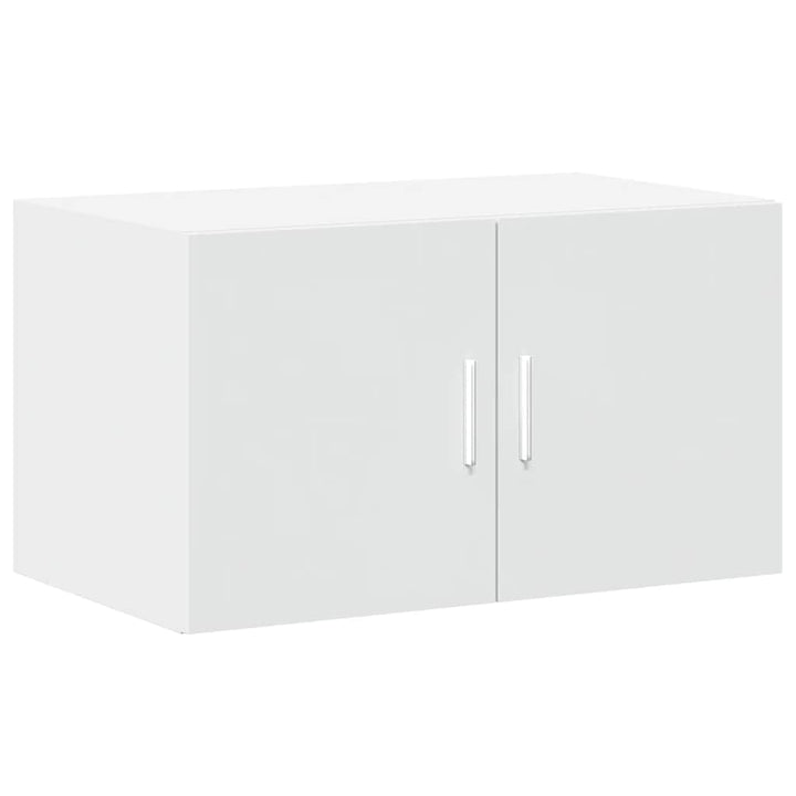 opbevaringsskab 70x42,5x225 cm konstrueret træ hvid
