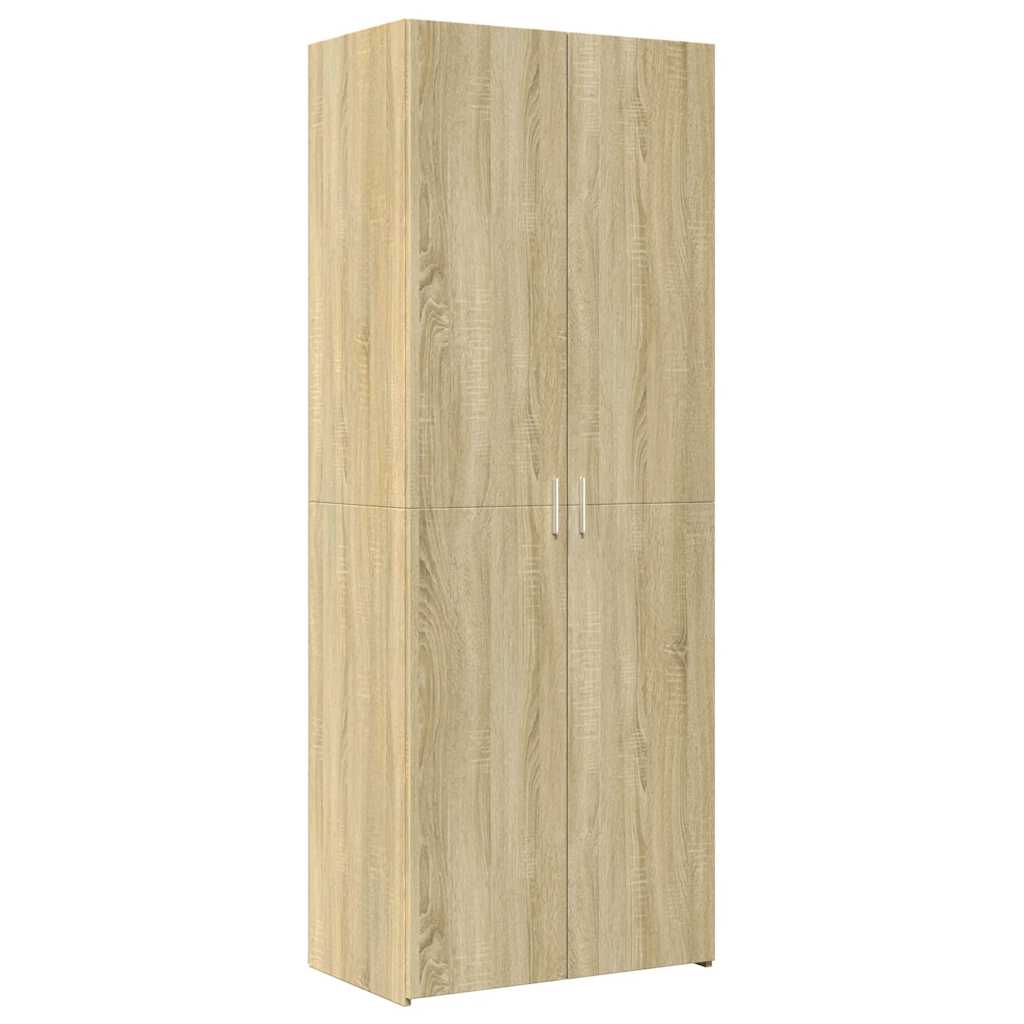 skab 70x42,5x225 cm konstrueret træ sonoma-eg