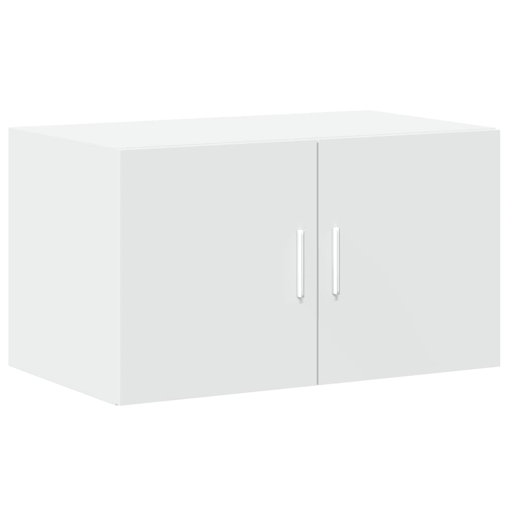 opbevaringsskab 70x42,5x225 cm konstrueret træ hvid