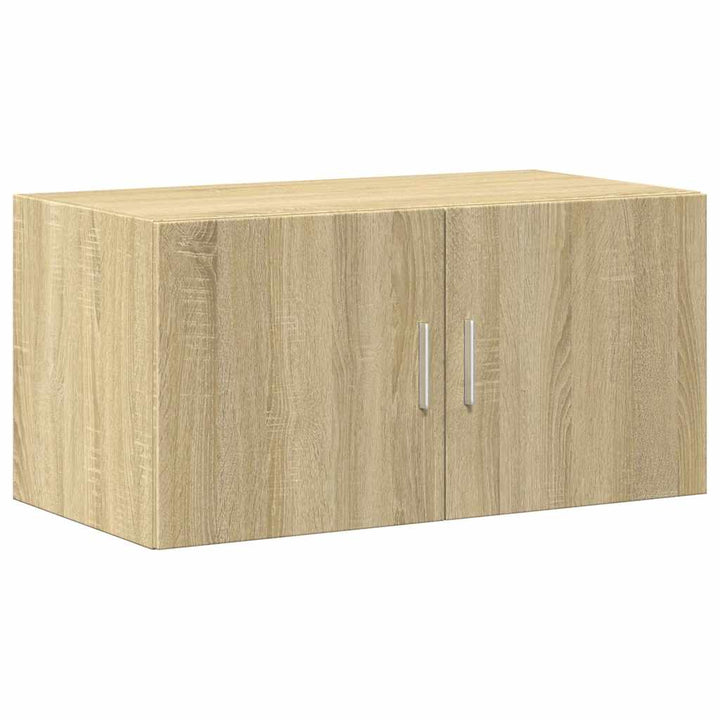 skab 80x42,5x225 cm konstrueret træ sonoma-eg