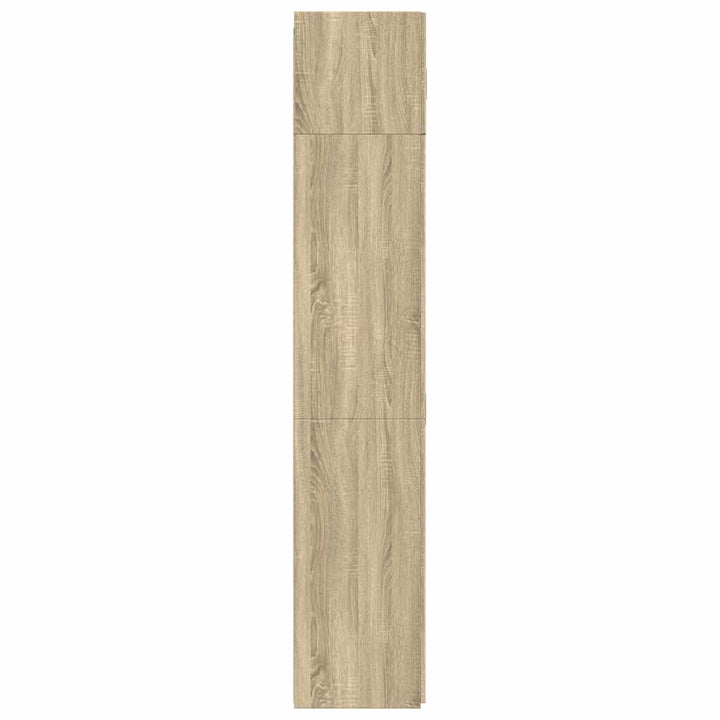 skab 80x42,5x225 cm konstrueret træ sonoma-eg