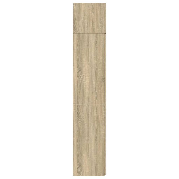 skab 80x42,5x225 cm konstrueret træ sonoma-eg
