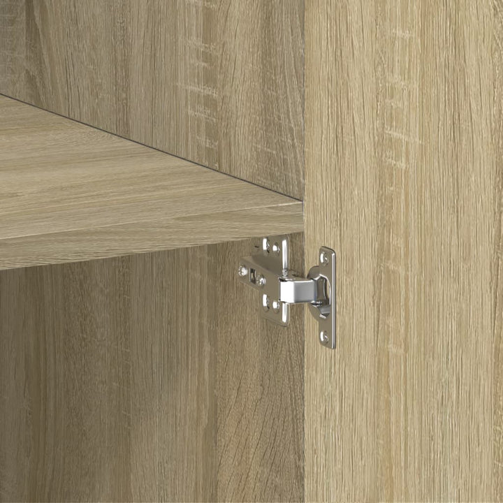 skab 80x42,5x225 cm konstrueret træ sonoma-eg