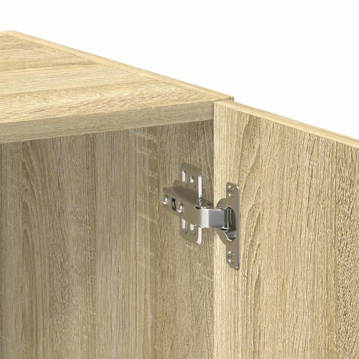 skab 80x42,5x225 cm konstrueret træ sonoma-eg