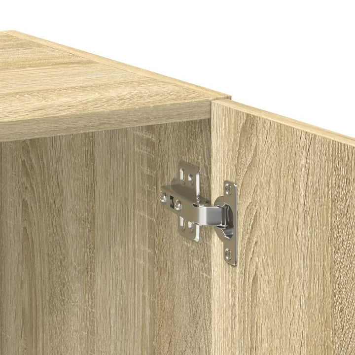 skab 80x42,5x225 cm konstrueret træ sonoma-eg