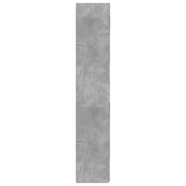 skab 80x42,5x225 cm konstrueret træ betongrå