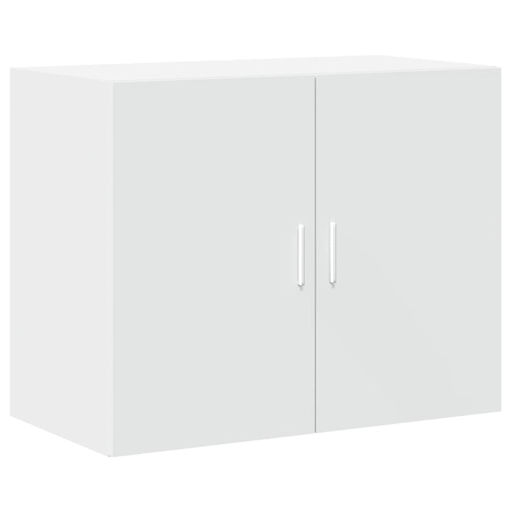 skab 80x42,5x249 cm konstrueret træ hvid