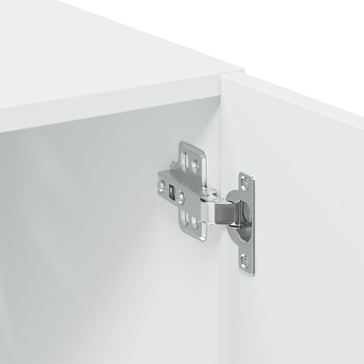 skab 80x42,5x249 cm konstrueret træ hvid