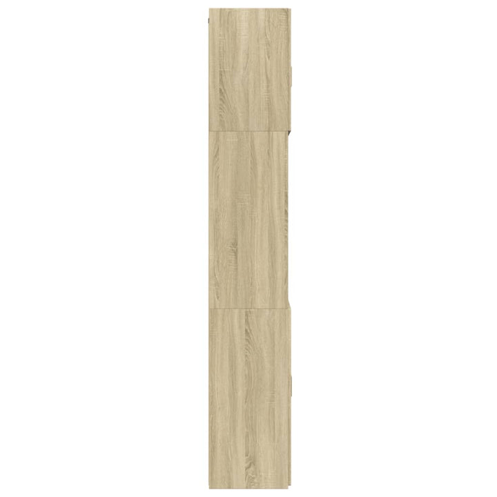 skab 80x42,5x249 cm konstrueret træ sonoma-eg