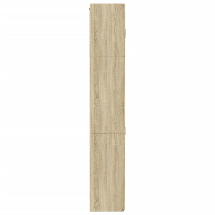 skab 80x42,5x249 cm konstrueret træ sonoma-eg