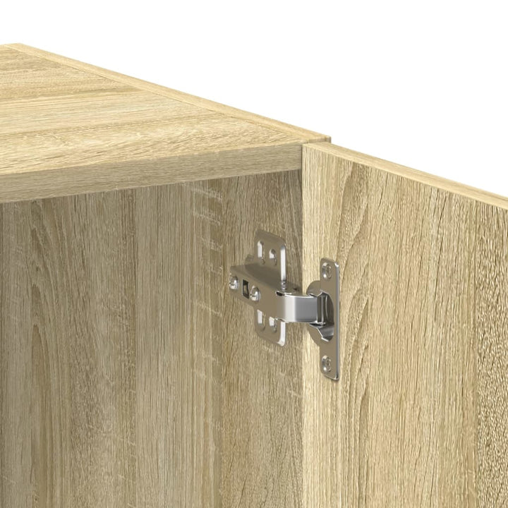 skab 80x42,5x249 cm konstrueret træ sonoma-eg