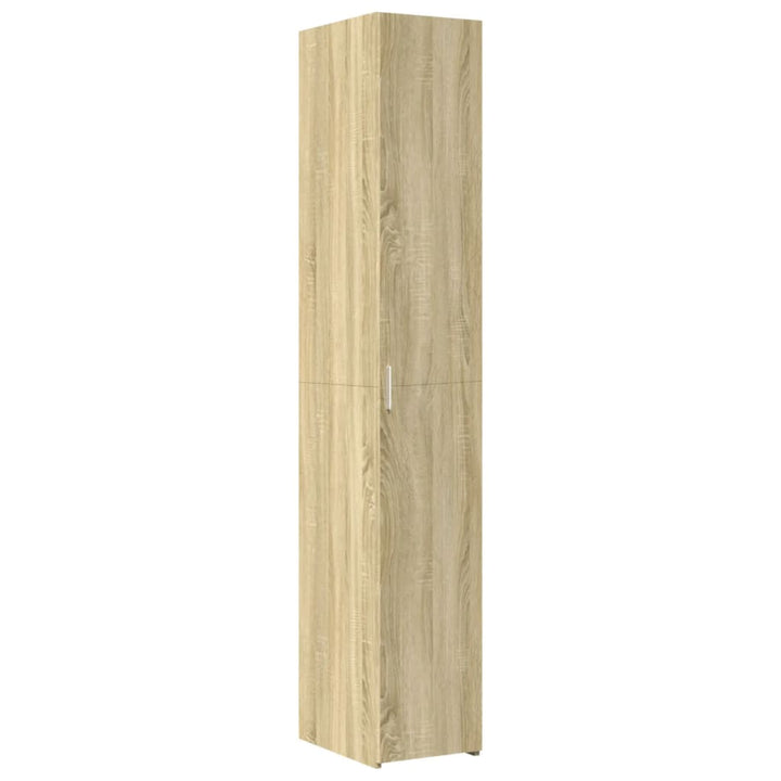 reol 30x42,5x185 cm konstrueret træ sonoma-eg