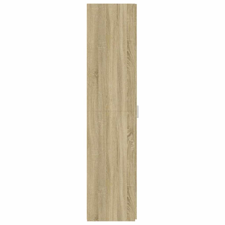 reol 30x42,5x185 cm konstrueret træ sonoma-eg