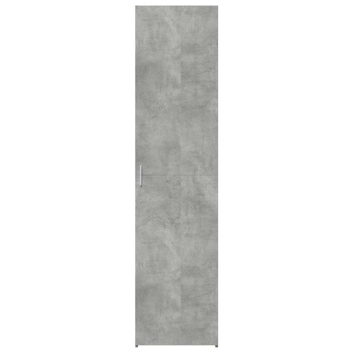 højskab 40x42,5x185 cm konstrueret træ betongrå