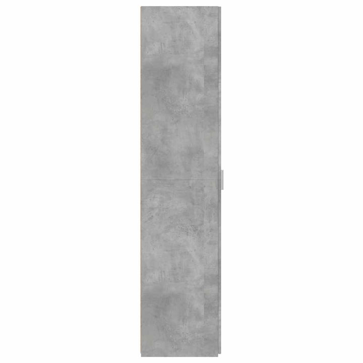 højskab 40x42,5x185 cm konstrueret træ betongrå