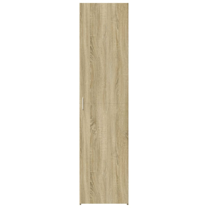 højskab 40x42,5x185 cm konstrueret træ sonoma-eg