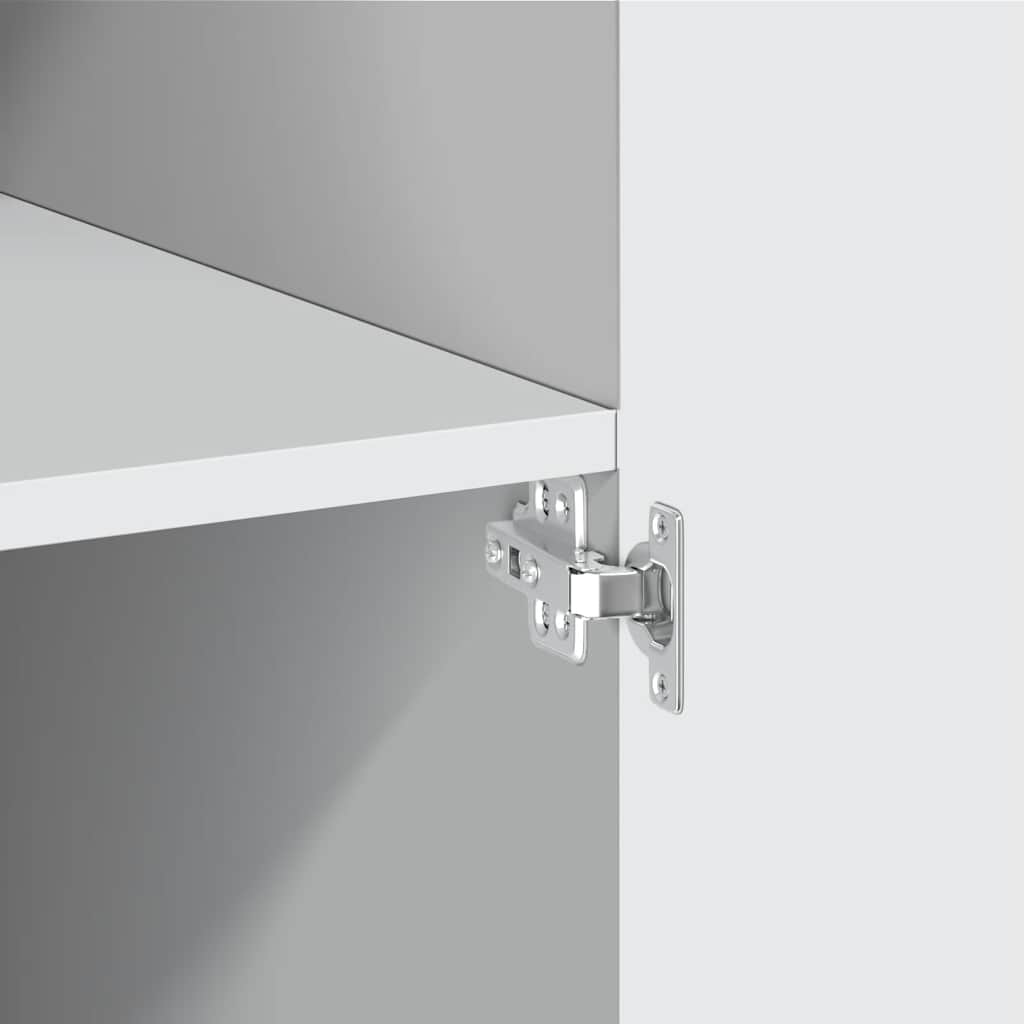 skab 70x42,5x185 cm konstrueret træ hvid
