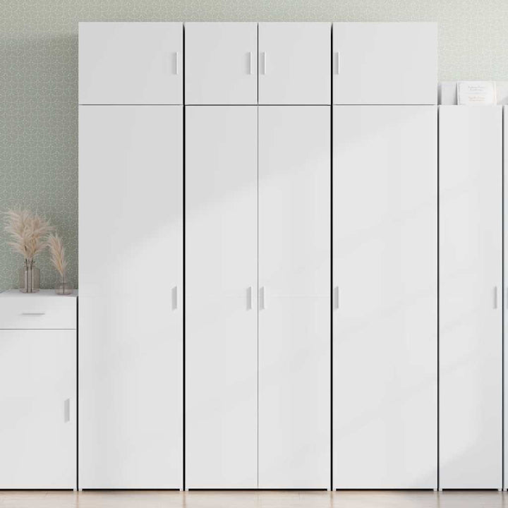 skab 70x42,5x185 cm konstrueret træ hvid