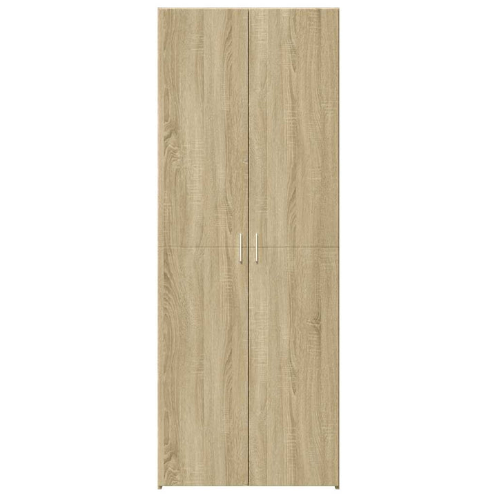 skab 70x42,5x185 cm konstrueret træ sonoma-eg