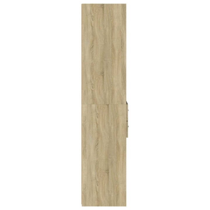 højskab 40x42,5x185 cm konstrueret træ sonoma-eg