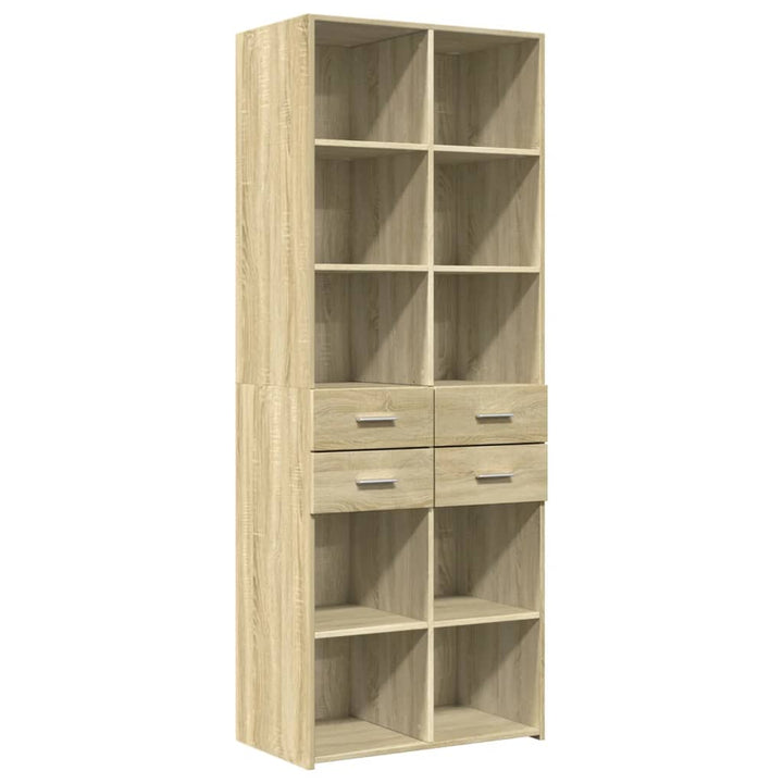 skab 70x42,5x185 cm konstrueret træ sonoma-eg