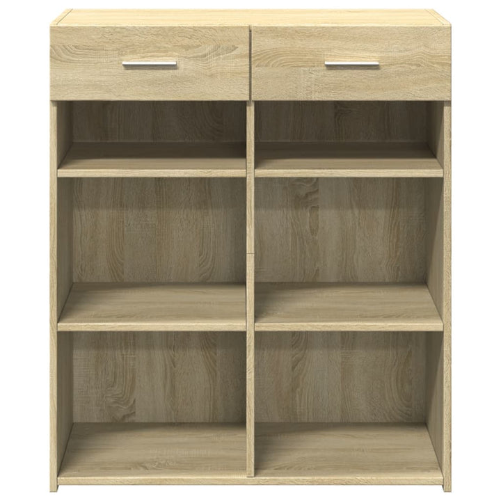 skænk 80x42,5x93 cm konstrueret træ sonoma-eg