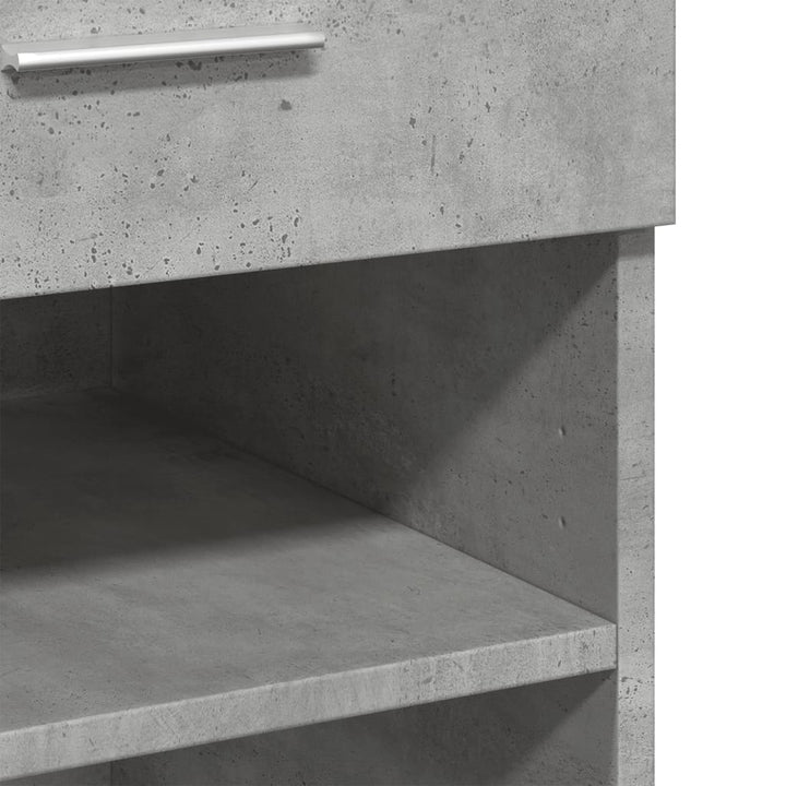 skænk 80x42,5x93 cm konstrueret træ betongrå
